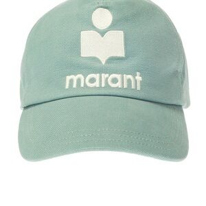 Isabel Marant Seafoam Green Logo Baseball Cap
